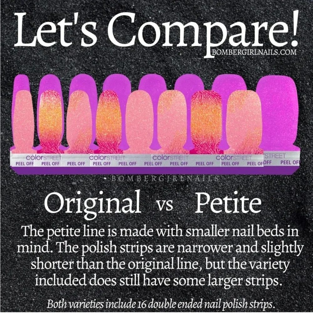 *Retired* Color Street: Achieve Grapeness (Petite) | Purple Gradient Glitter - Picture 14 of 14